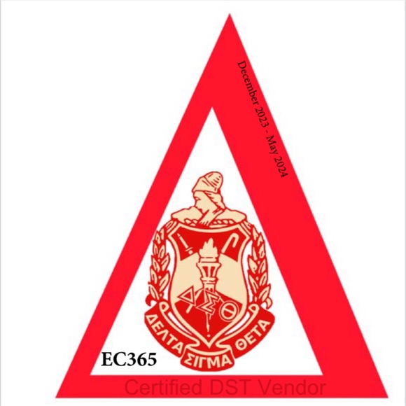 Reversible Delta Sigma Theta scarf - Picture 5 of 5